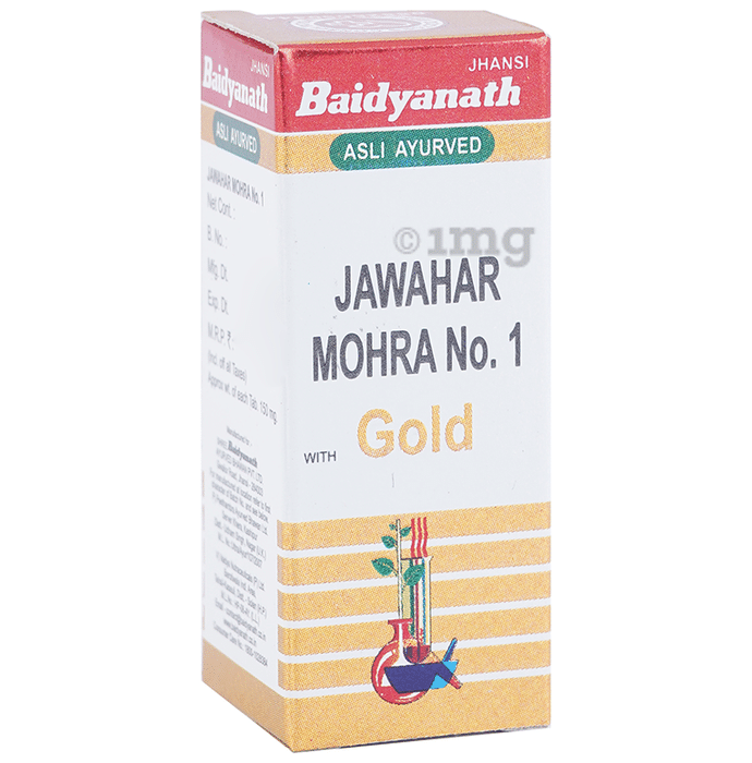 Baidyanath (Jhansi) Jawahar Mohra No. 1 with Gold Tablet
