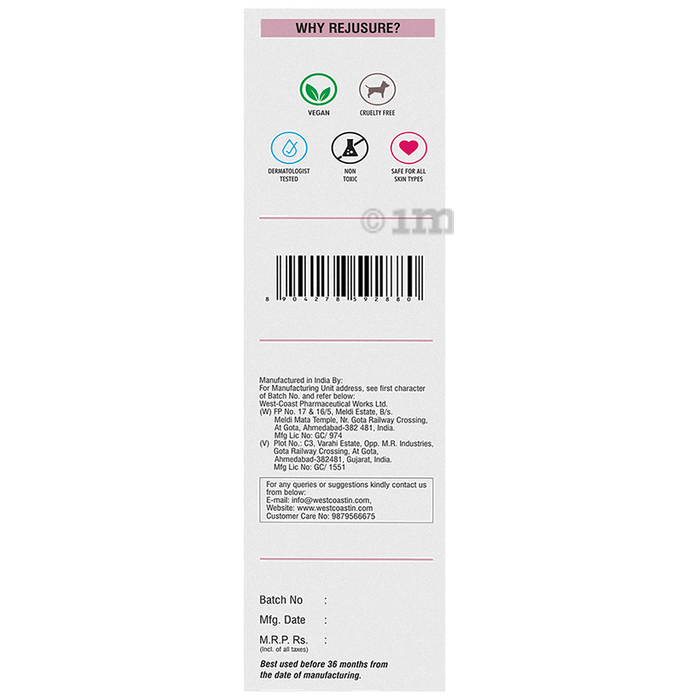Rejusure 2% PHA+Niacinamide Toner: Buy pump bottle of 100 ml ...