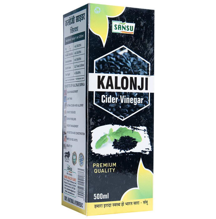 Sansu Kalonji Cider Vinegar for Joint Pain, Blood Sugar & Weight Management