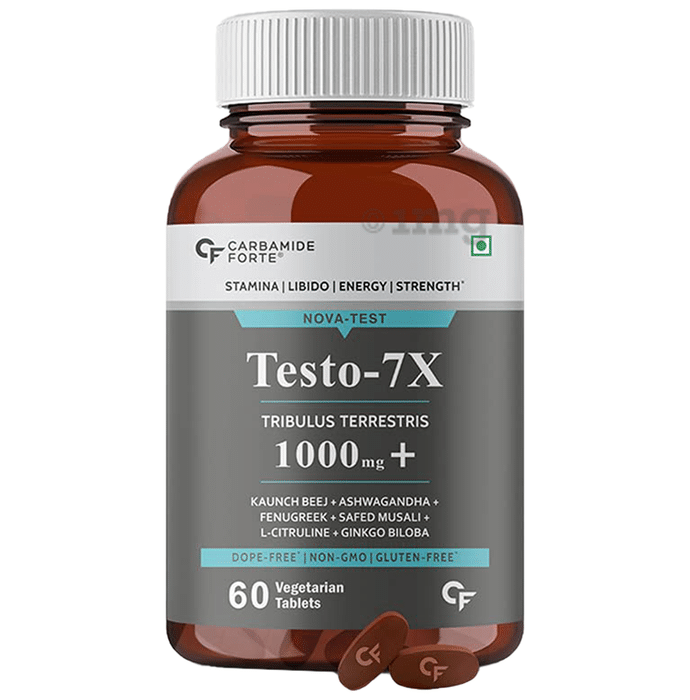 Carbamide Forte Testo 7X Vegetarian Tablet: Buy bottle of 60 ...