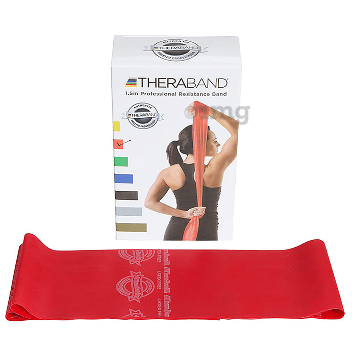 Theraband 1.5m Professional Resistance Band Red