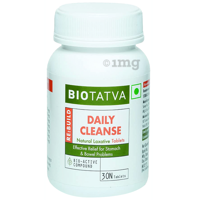 Biotatva Daily Cleanse Natural Laxative Tablet