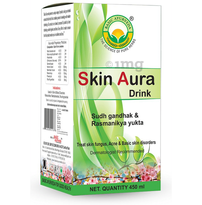 Basic Ayurveda Skin Aura Drink for Acne & Skin Disorders
