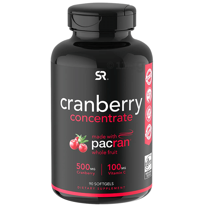 Sports Research Cranberry Concentrate Whole Fruit 600mg Softgels