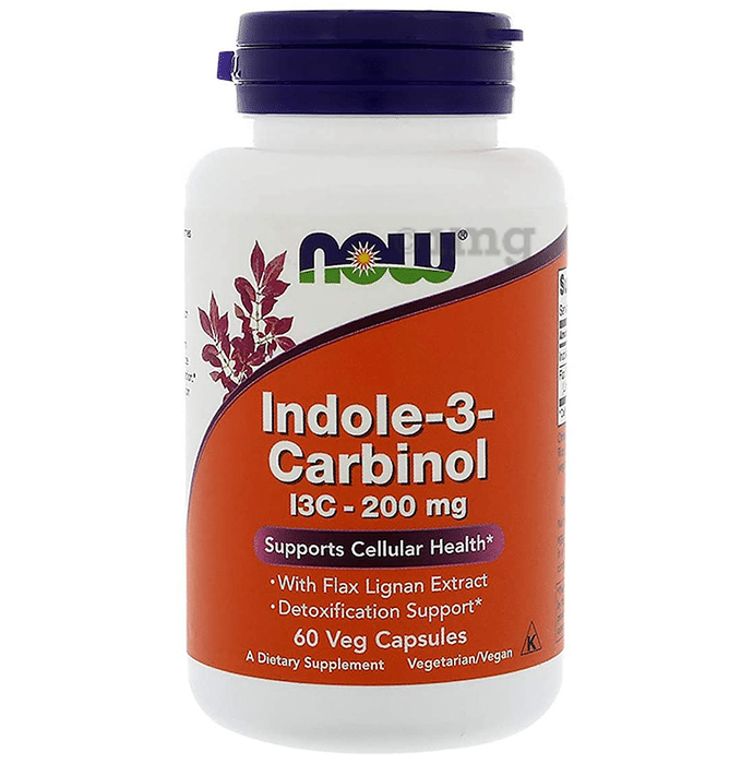Now Indole 3 Carbinol I3C 200mg Veg Capsule