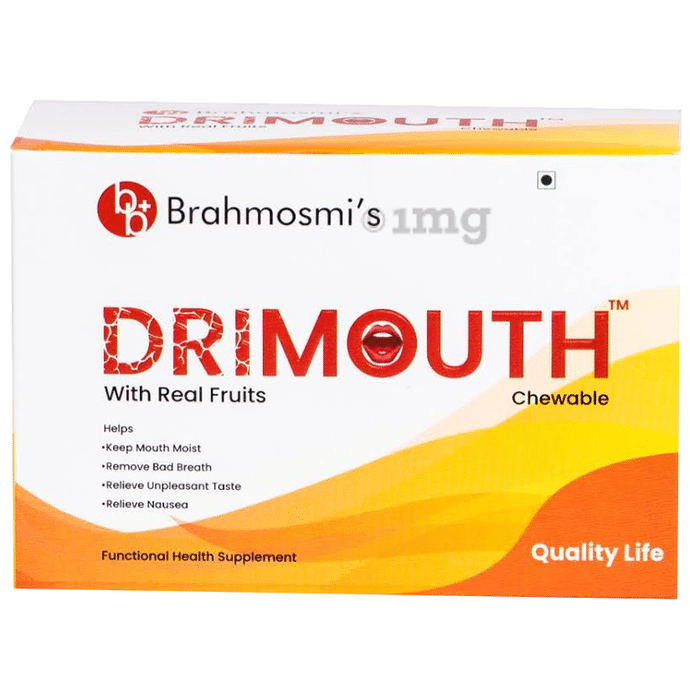 Brahmosmi's Drimouth with Real Fruits Chewable Tablet