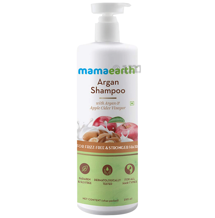 Mamaearth Argan Shampoo for Hair Fall & Hair Care | SLS & Paraben-Free | For All Hair Types