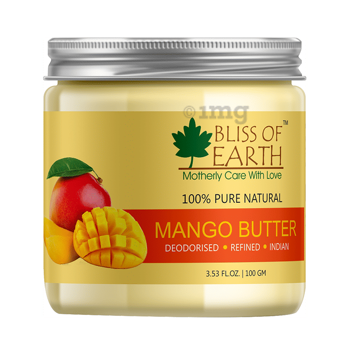 Bliss of Earth 100 Pure Natural Mango Butter Buy jar of 100 gm Cream