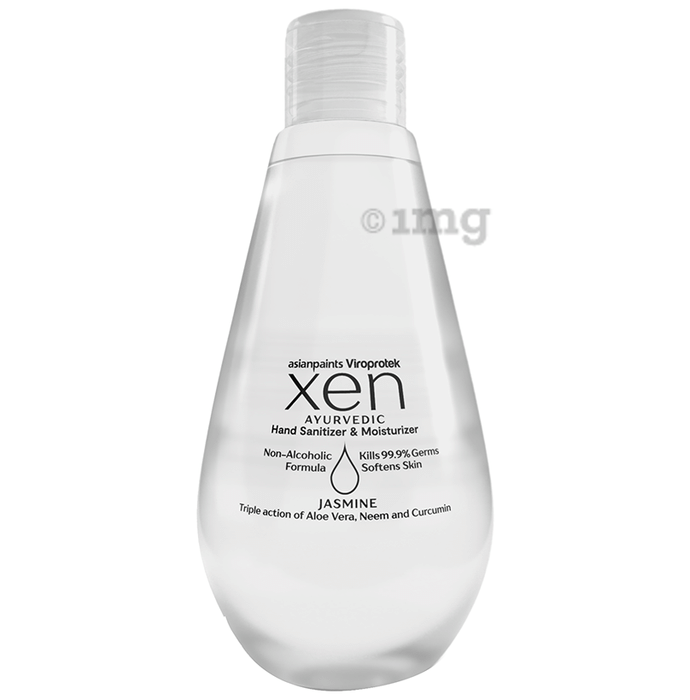 Asianpaints Viroprotek Xen Ayurvedic Hand Sanitizer & Moisturizer (200ml Each) Jasmine