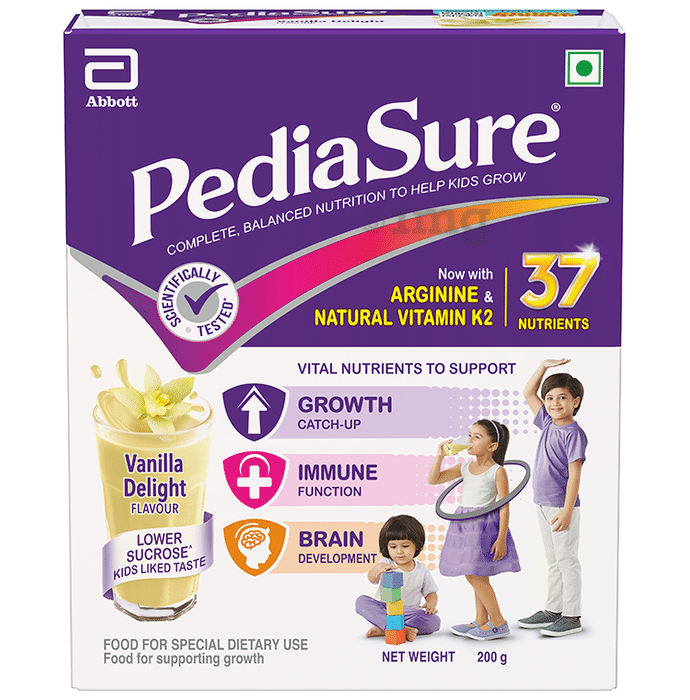PediaSure Kids Nutrition Drink with Arginine & Natural Vitamin K2 Vanilla Delight for 2+