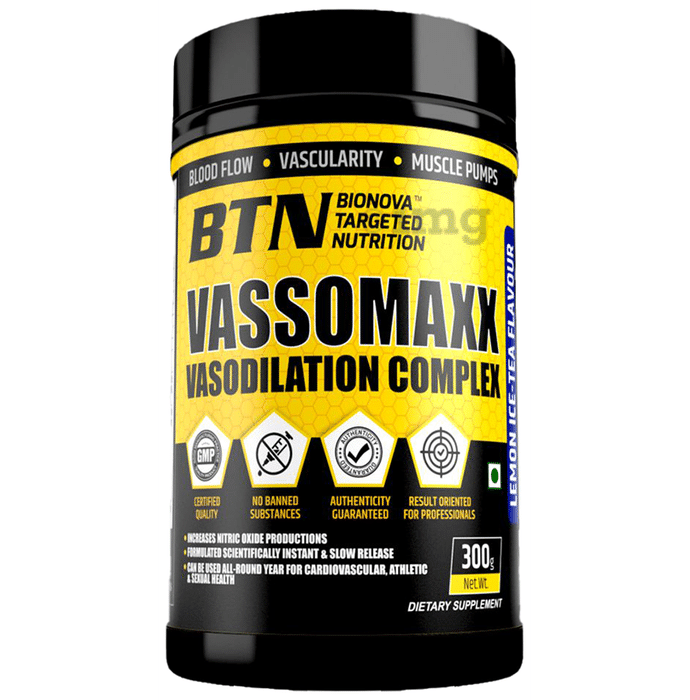 BTN Vassomaxx Vasodilation Complex Powder Lemon Ice Tea