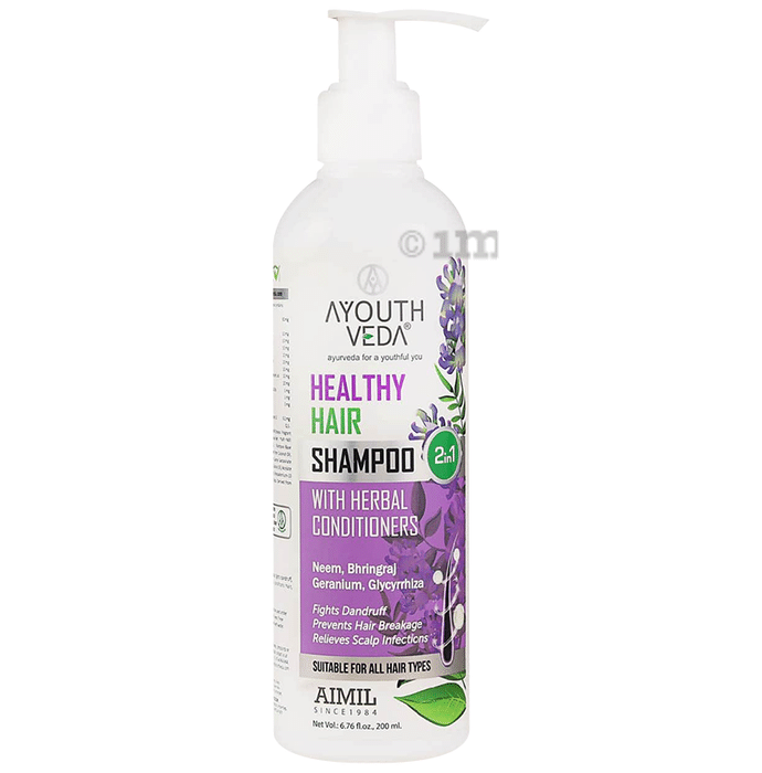Ayouth Veda Healthy Hair 2 in 1 Shampoo With Herbal Conditioners