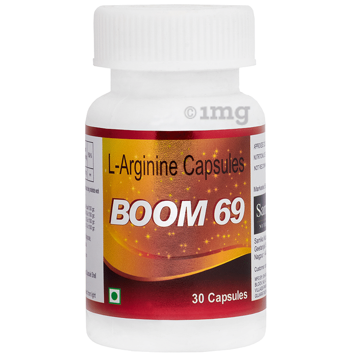 Boom 69 Capsule with L-Arginine for Muscle Recovery
