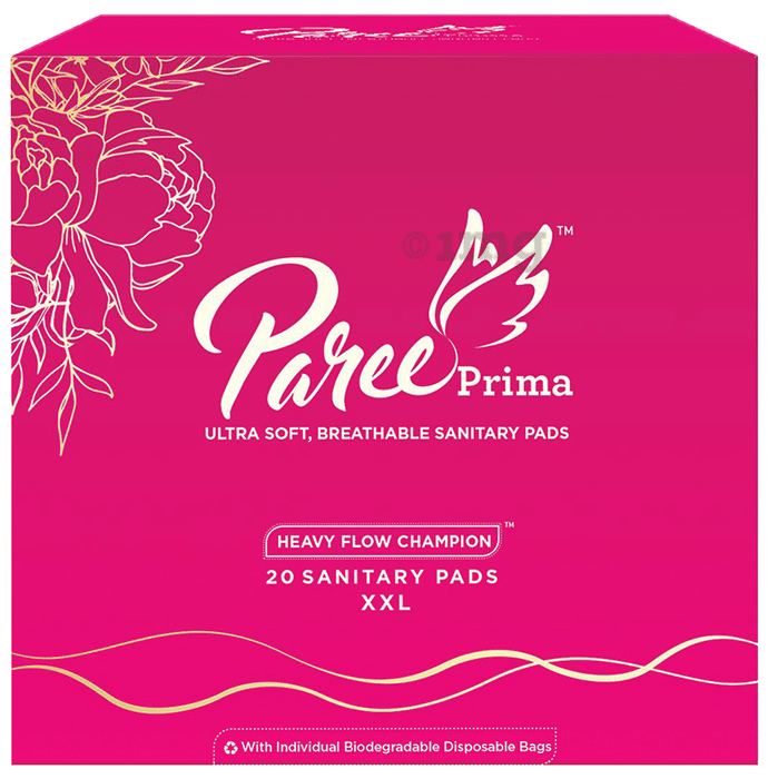 Paree Prima Ultra Soft Breathable Sanitary Pads XXL