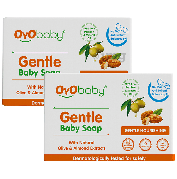Oyo Baby Gentle Baby Soap (75gm Each)