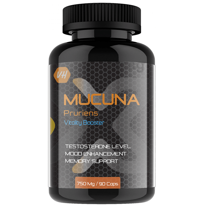 Vitaminhaat Mucuna Pruriens 750mg Vitality Booster Capsule