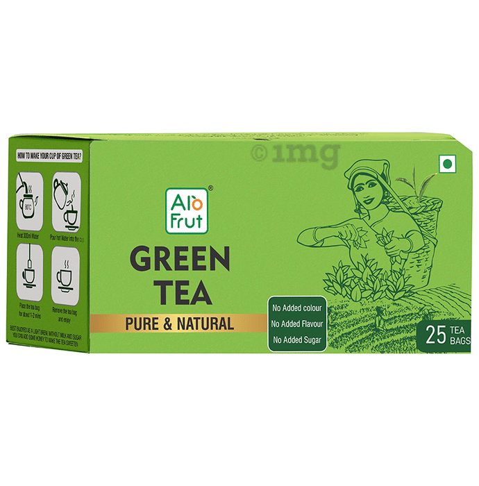 Alo Frut Green Tea Pure and Natural Tea Bag