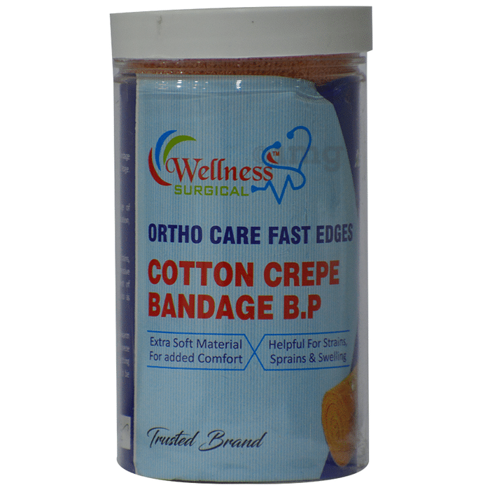 Wellness Surgical Ortho Care Fast Edges Cotton Crepe Bandage