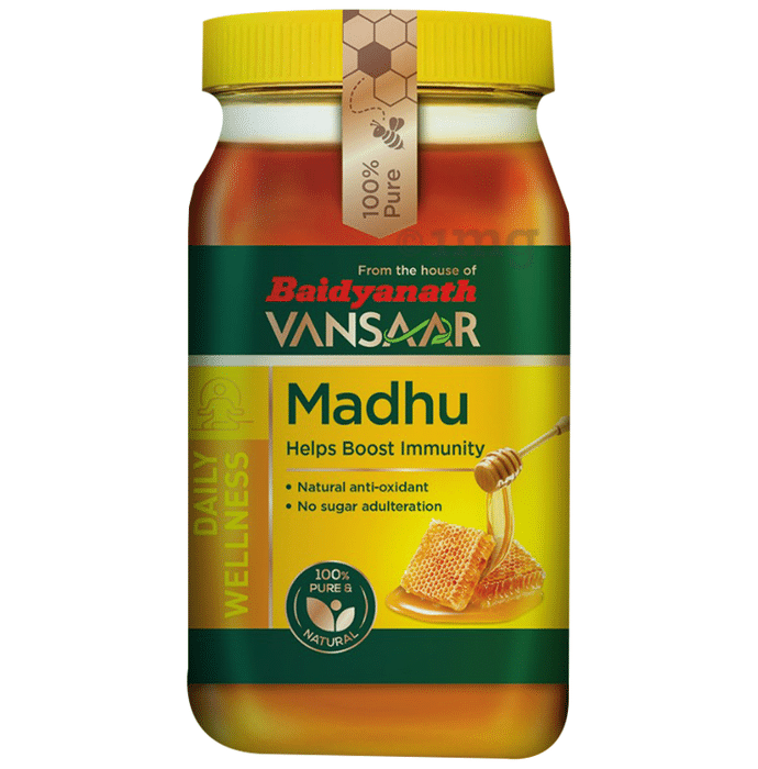 Vansaar Madhu with Natural Antioxidant for Immunity | No Sugar Adulteration