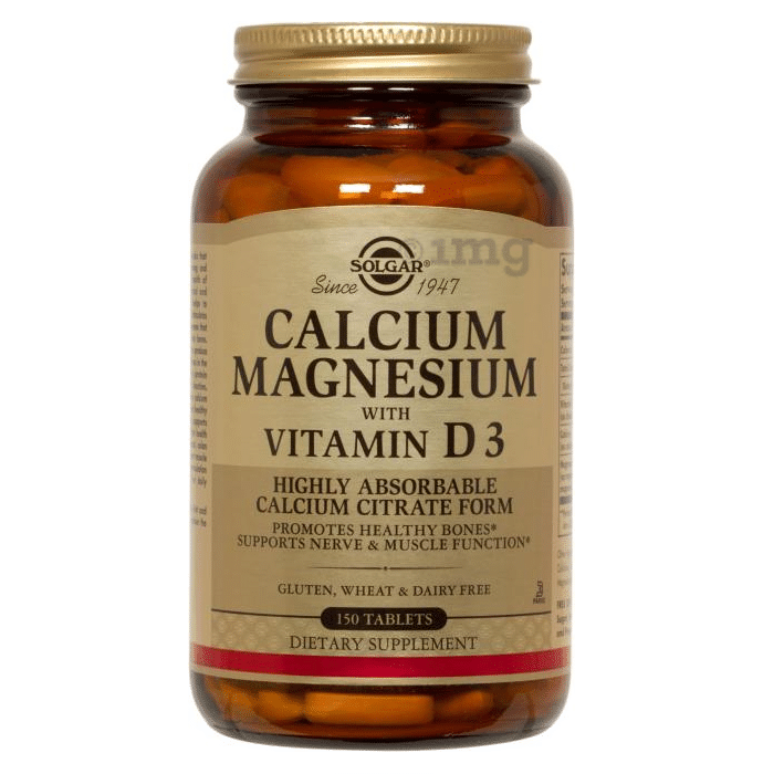Solgar Calcium Magnesium with Vitamin D3 Tablet