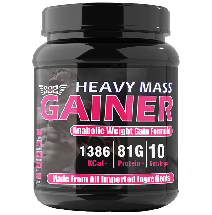 SOS Nutrition Heavy Mass Gainer Rich Strawberry