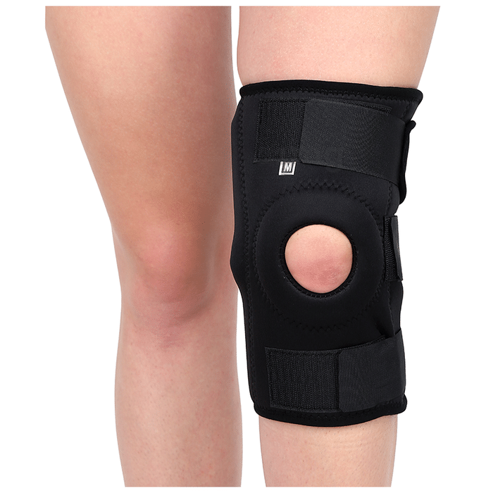 Longlife OCT 003 Hinge Knee Support Large Black