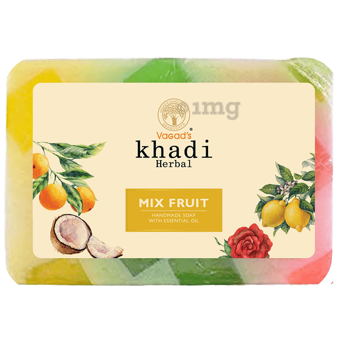 Vagad's Khadi Herbal Handmade Soap Mix Fruit