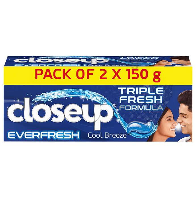 Closeup Everfresh Cool Breeze Toothpaste (150gm Each)