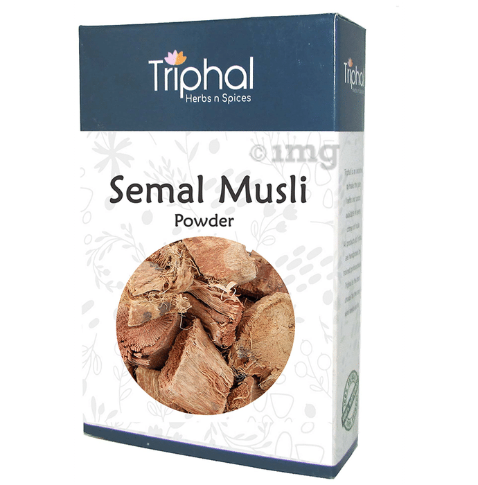 Triphal Semal Musli/ Musli Simbal/ Musli Lal/ Bombax Malabaricum DC/ Silk Cotton Root Powder