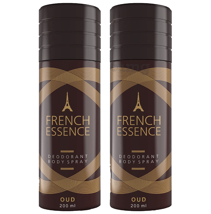 French Essence Oud Deodorant Body Spray (200ml Each)