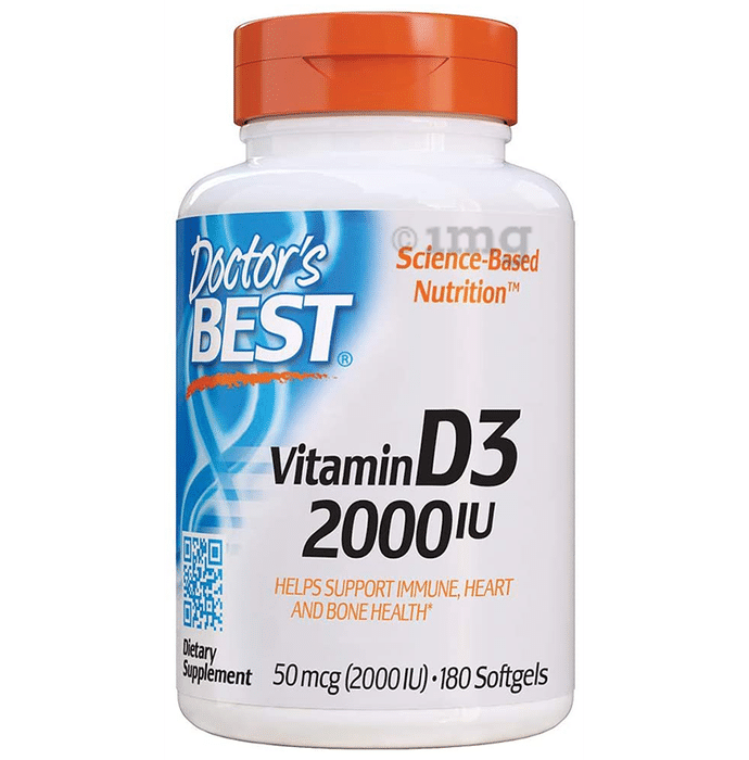 Doctor's Best Vitamin D3 2000IU Softgel
