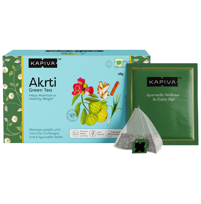 Kapiva Akrti Green Tea Bag (2gm Each)