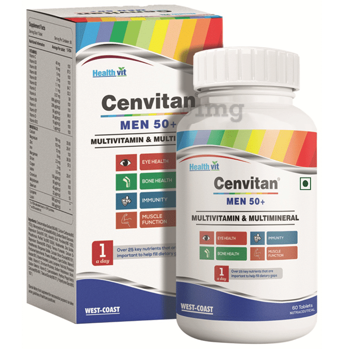 HealthVit Centivan Men 50+ Multivitamin & Multimineral Tablet
