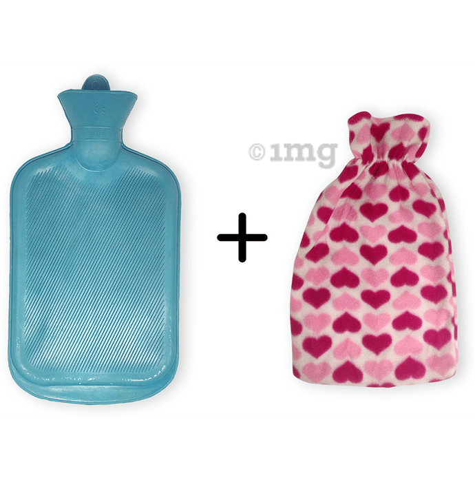Sahyog Wellness Blue Hot Water Bottle/Bag with Cover-Cover Color May Vary