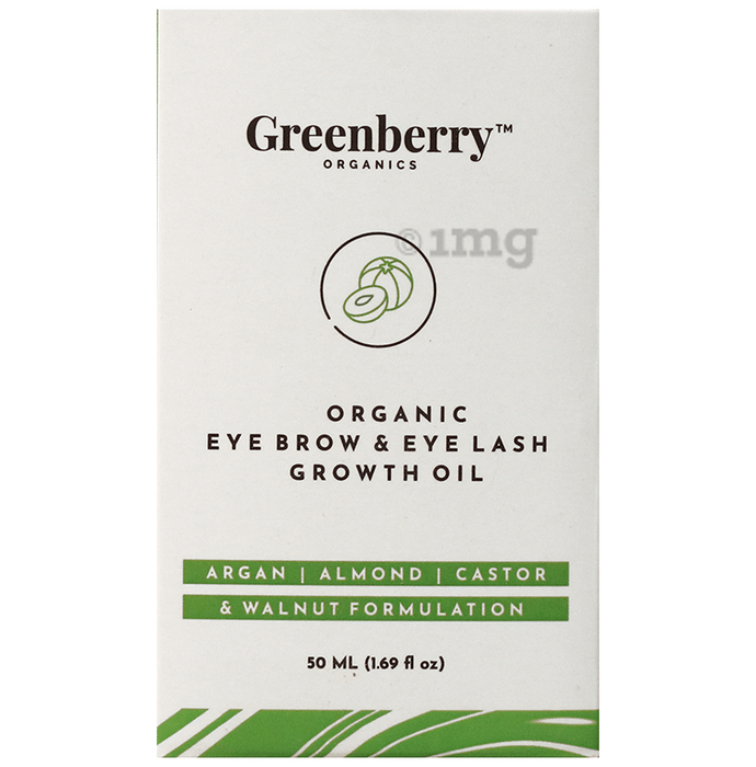 Greenberry Organics Organic Eye Brow & Eye Lash Growth Oil