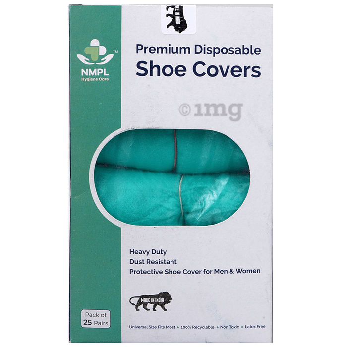 NMPL Hygiene Care Premium Disposable Shoe Cover Green
