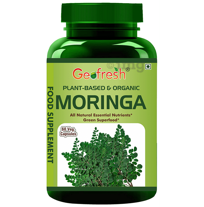 Geofresh Natural Plant Based & Organic Moringa Veg Capsule