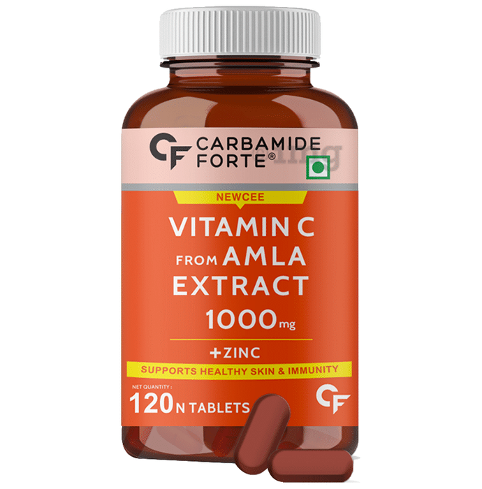 Carbamide Forte Vitamin C 1000mg + Zinc Vegetarian Tablet