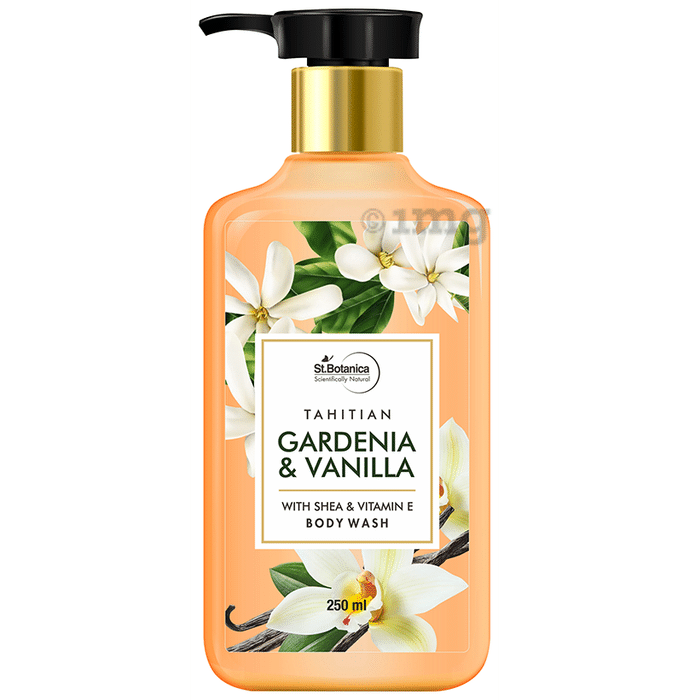 St.Botanica Tahitian Gardenia & Vanilla with Shea & Vitamin E Body Wash