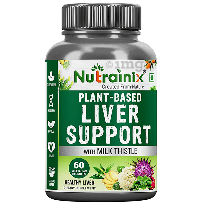 Nutrainix Organic & Plant-Based Liver Support Vegetarian Capsule