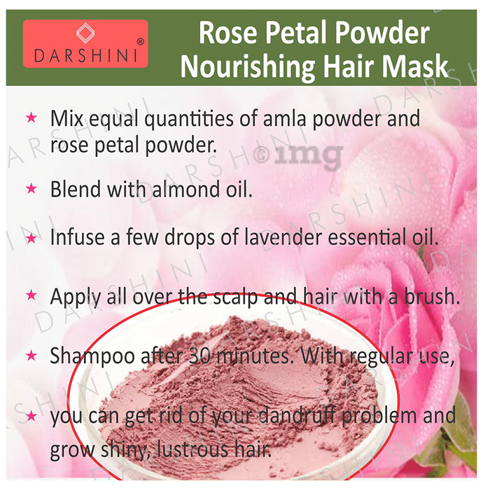Rosa Gallica-Gulab Patti Powder - Rose Petal Powder -Raw Herbs