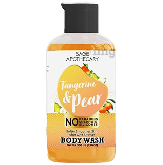 Sage Apothecary Tangerine & Pear Body Wash