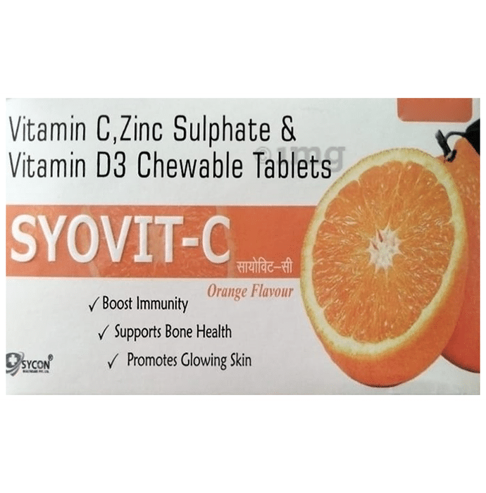 Syovit-C Chewable Tablet Orange
