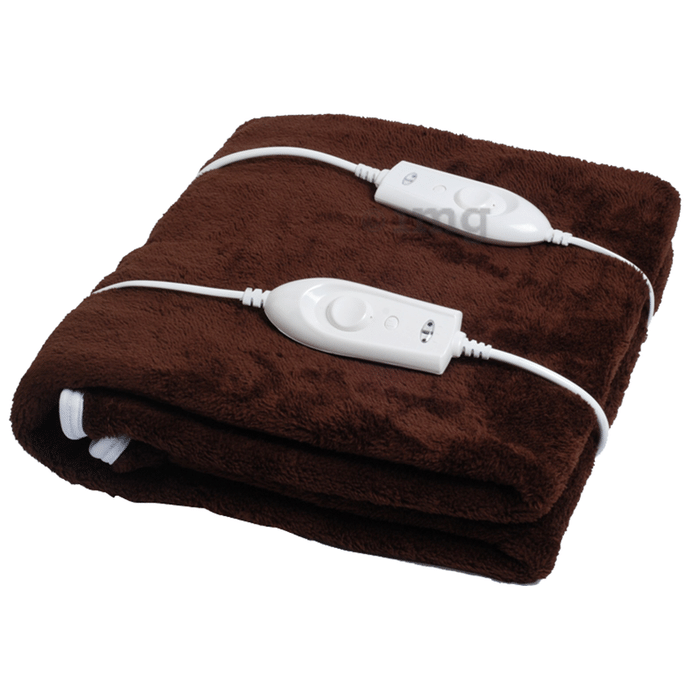 Expressions POLAR103DB Super Soft Electric Bed Warmer Double 150x160cm Brown