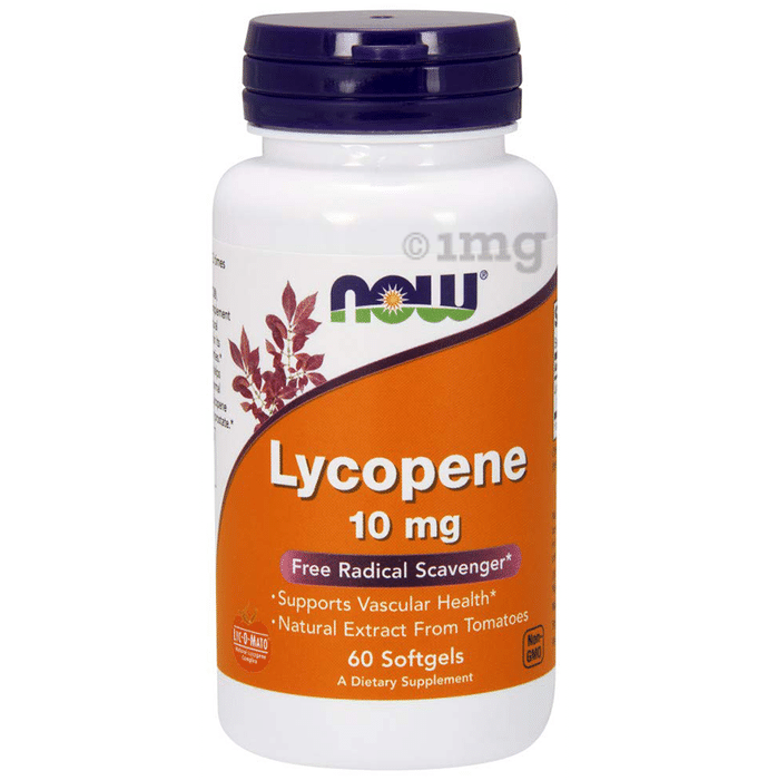 Now Lycopene 10mg Softgels