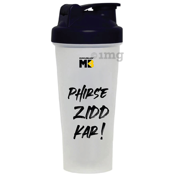 MuscleBlaze Phirse Zidd Kar Shaker Transparent