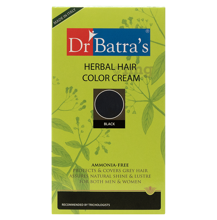 Dr Batra's Herbal Hair Color Cream Black