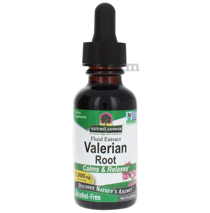 Nature's Answer Valerian Root Fluid Extract 1000mg Alcohol Free