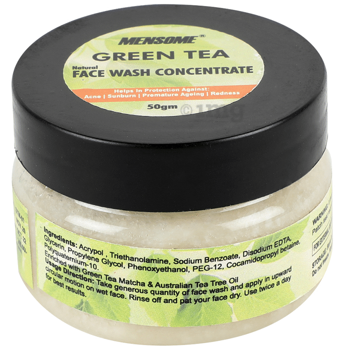 Mensome Green Tea Natural Face Wash Concentrate