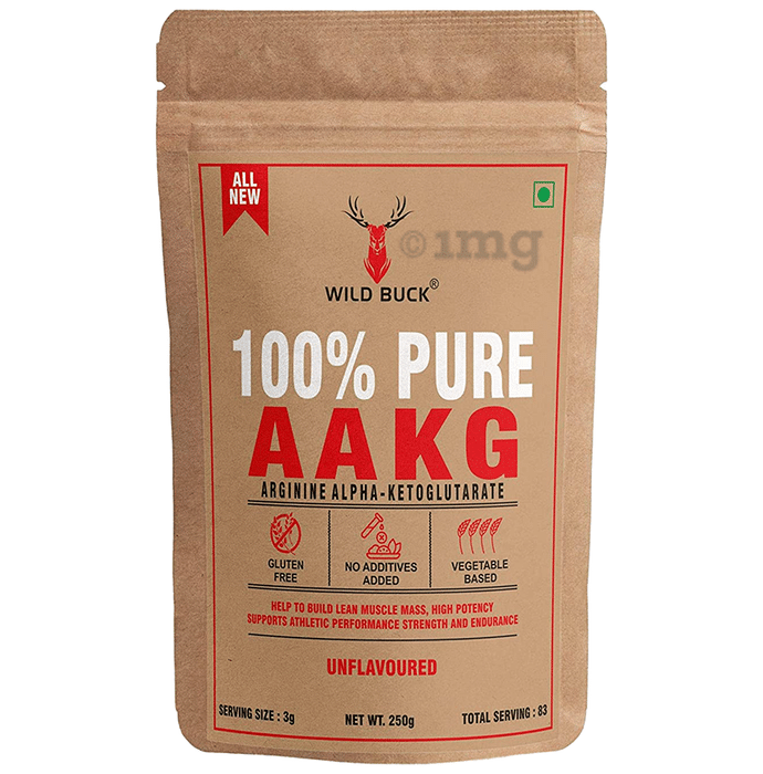 Wild Buck 100% Pure AAKG  Powder Unflavored